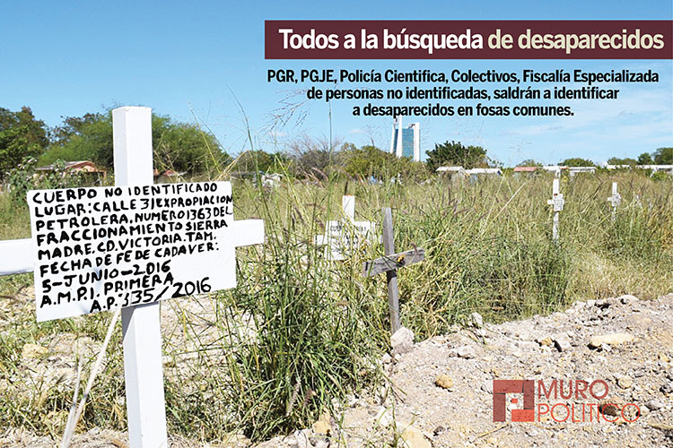 Identifican primeros desaparecidos en Tamaulipas