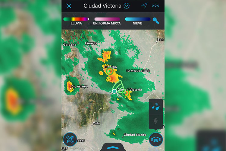 Llega nueva tormenta a Tamaulipas; Hay accidentes en carreteras