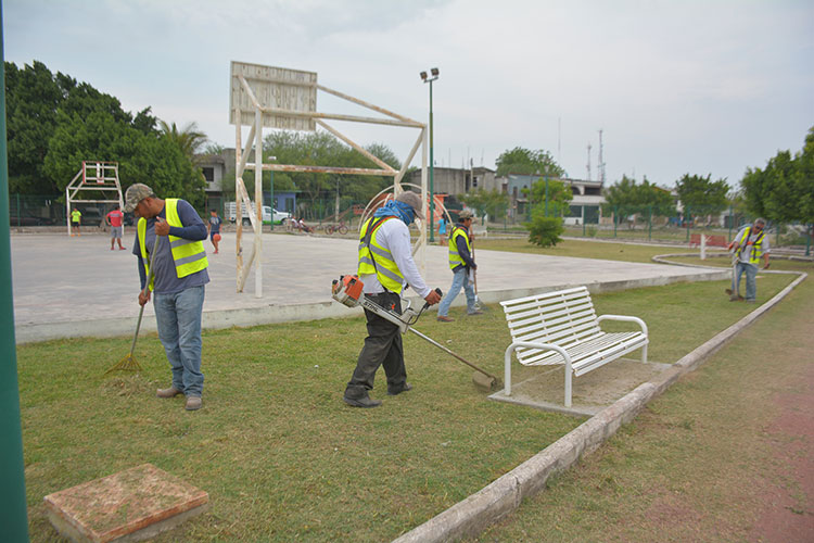 Intensifican trabajos de limpieza en colonias y fraccionamientos de la Capital