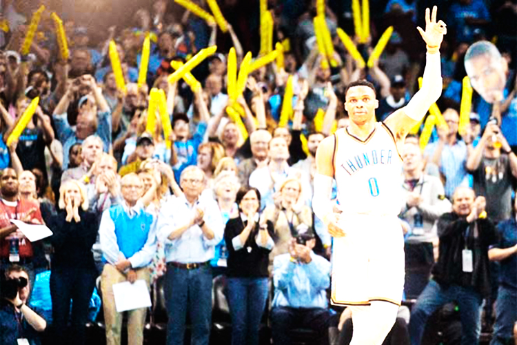 Russell Westbrook empata la marca de Oscar Robertson