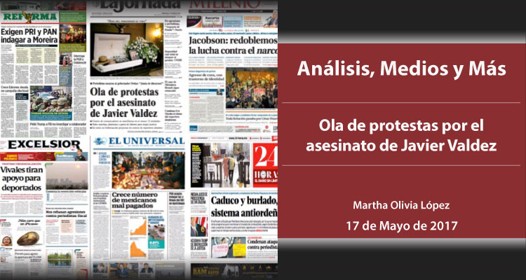 Ola de protestas por el asesinato de Javier Valdez