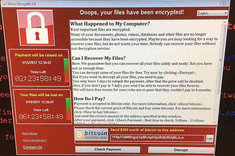Ciberataque se extiende a más de 70 países del mundo