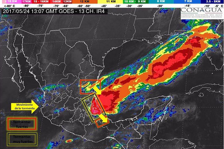 Pronostican más tormentas en Tamaulipas