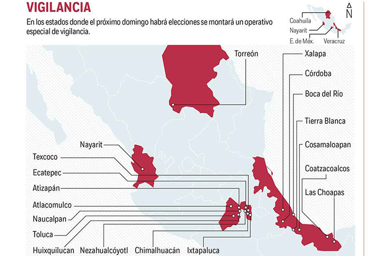 Ponen lupa a 19 alcaldías por comicios