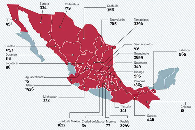 Huachicoleros se extienden por 25 estados; Tamaulipas, con más ordeñas
