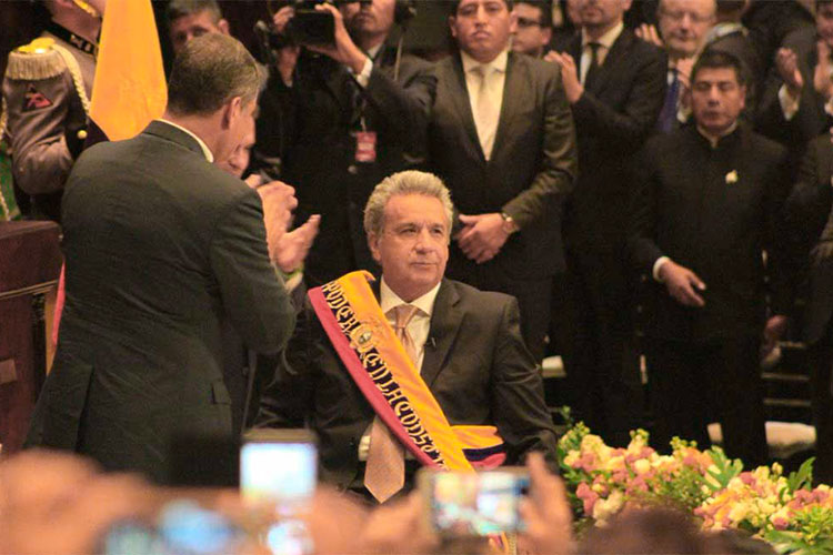 Lenín Moreno toma posesión como nuevo presidente de Ecuador