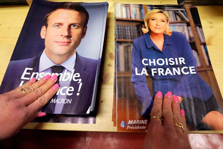 Macron y Le Pen se juegan sus últimas cartas en un debate televisivo