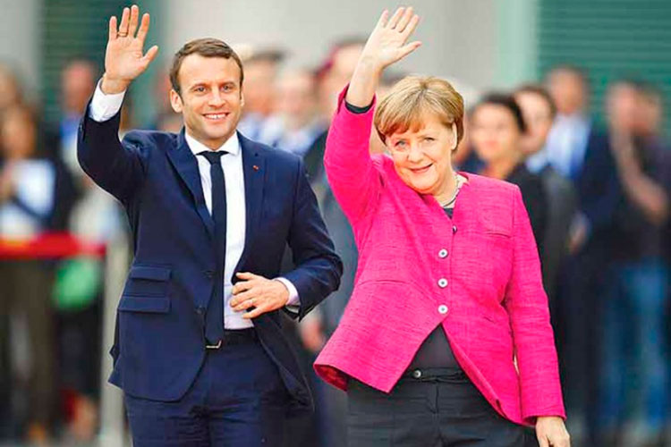 Acuerdan reformar a Europa; reunión Francia y Alemania