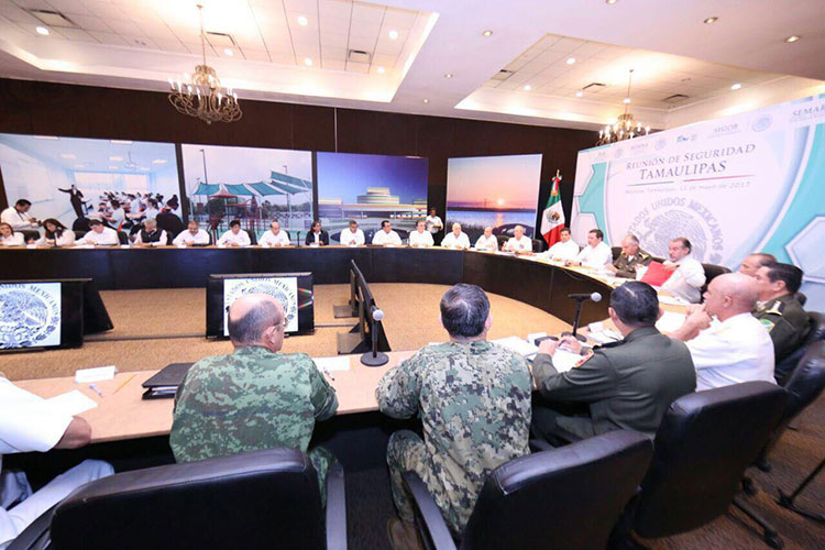 Sesiona Gabinete de Seguridad en Reynosa