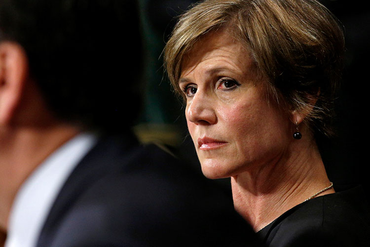 Sally Yates advirtió a la Casa Blanca que Flynn podía ser chantajeado por Rusia