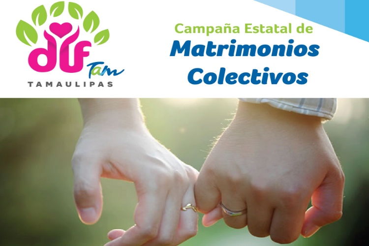 DIF Tamaulipas invita a legalizar la unión libre de parejas