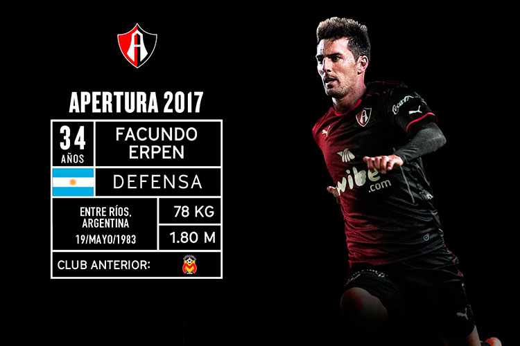 Facundo Erpen regresa al Atlas