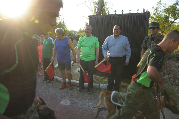Arranca caminata familiar en el 77 Batallón de Infantería