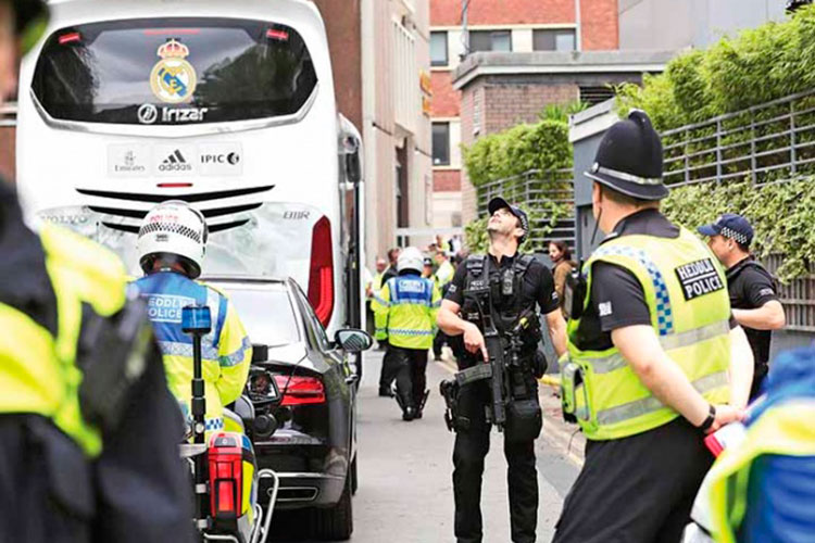Seguridad estricta en la final de la Champions League