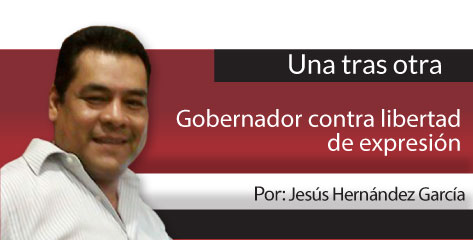 Una Tras Otra Gobernador contra libertad de expresión