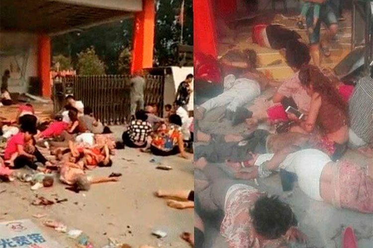 Explosión en guardería China; 7 muertos y 59 heridos