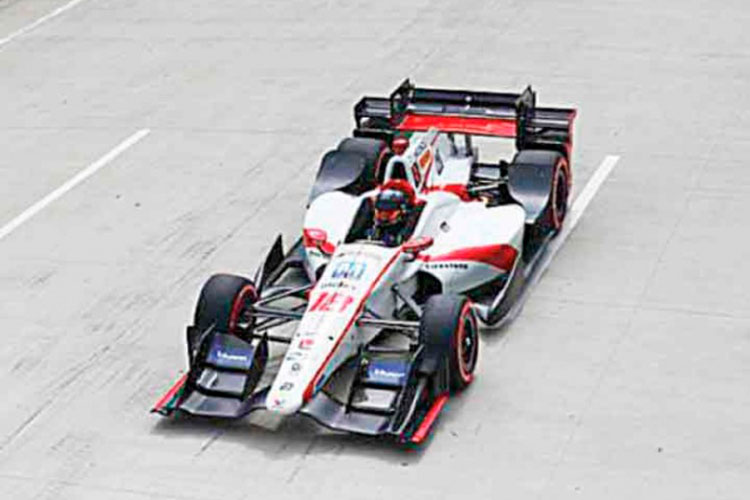 Gutiérrez debutó en Indycar, pero sin suerte