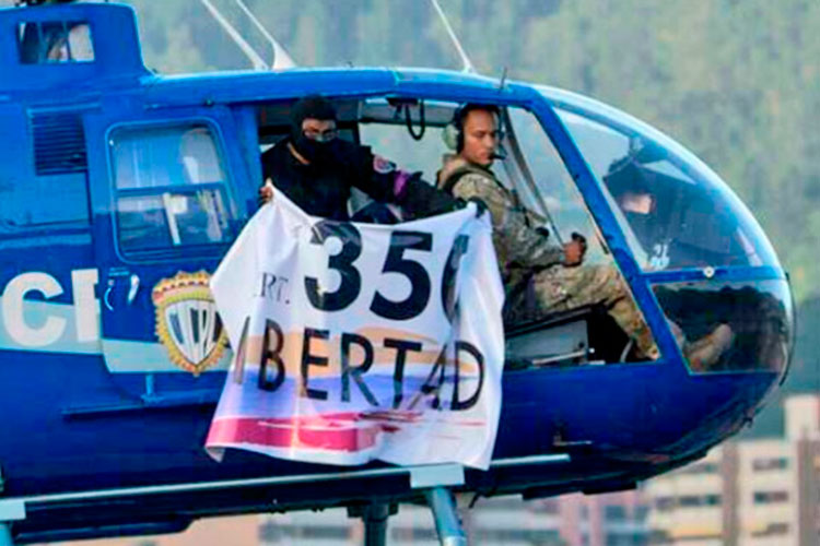 Venezuela: roban helicóptero y lo usan para atacar el Tribunal Supremo