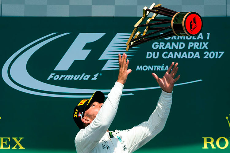 Hamilton conquista el GP de Canadá