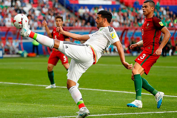 México iguala con Portugal en debut de Confederaciones