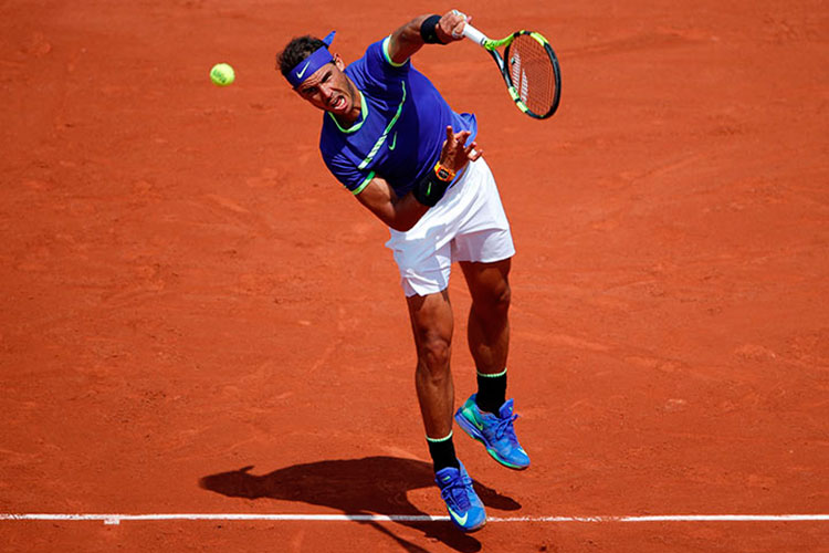 Nadal da una paliza en Roland Garros