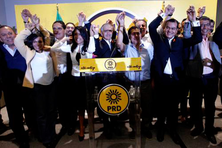 PRD avala ir en frente amplio para el 2018