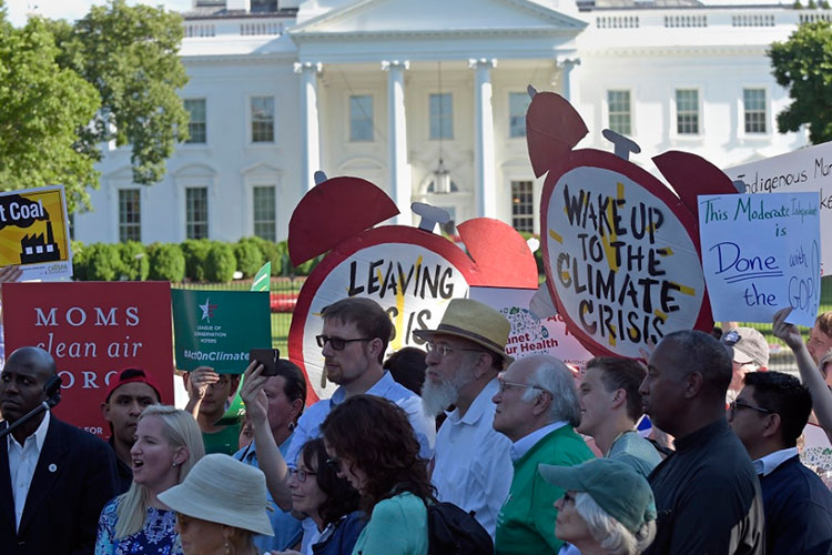 Trump dice no a la lucha contra el cambio climático