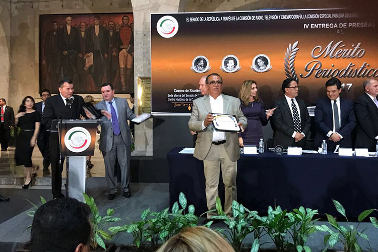 Reconoce Senado de la República a Periodistas de Tamaulipas