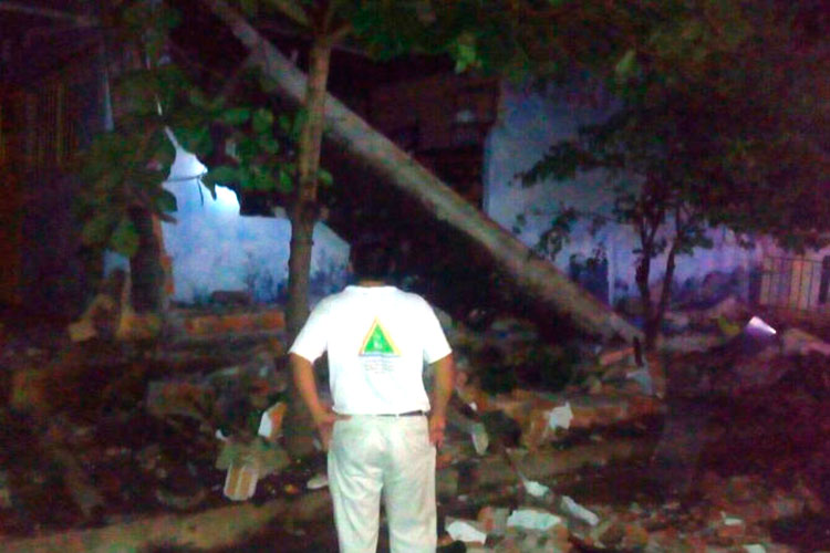 Sólo daños materiales tras sismo en Chiapas: PC