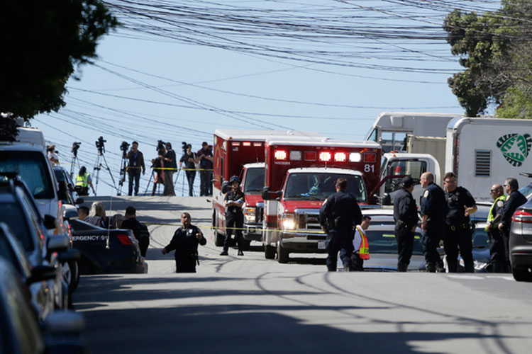 Tiroteo en San Francisco deja 4 muertos