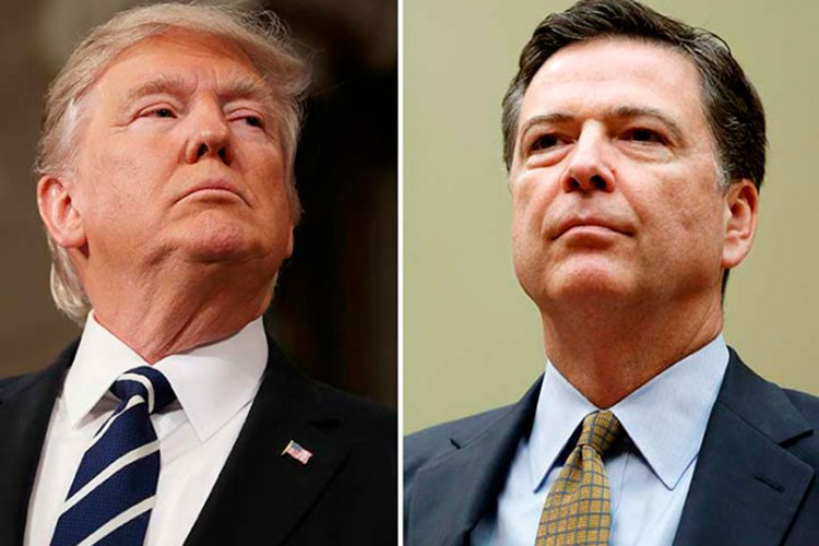 Comey testificará sobre Trump-Rusia el 8 de junio