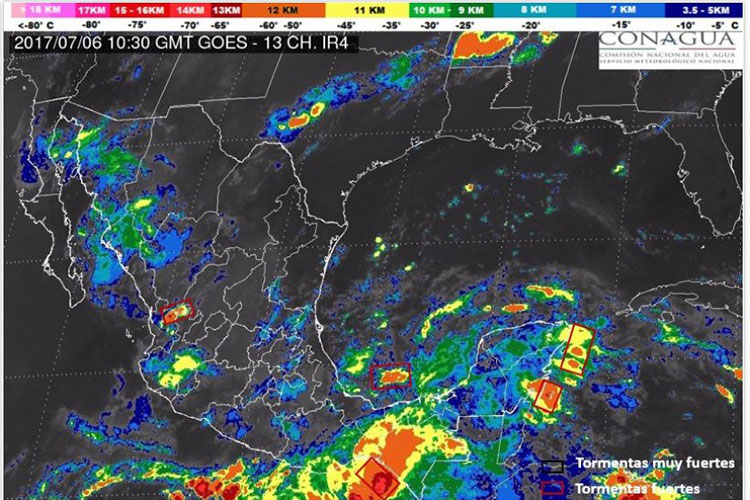 ¡Atento!, porque continúan las fuertes tormentas en el país