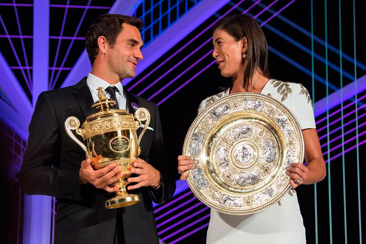 Federer y Muguruza ascienden en el ranking del tenis