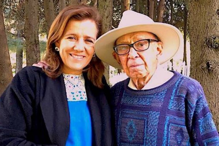 Fallece el padre de Margarita Zavala
