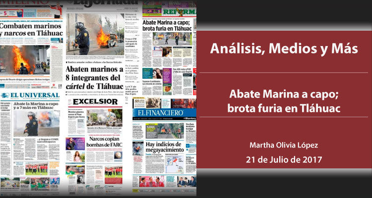 Abate Marina a capo; brota furia en Tláhuac