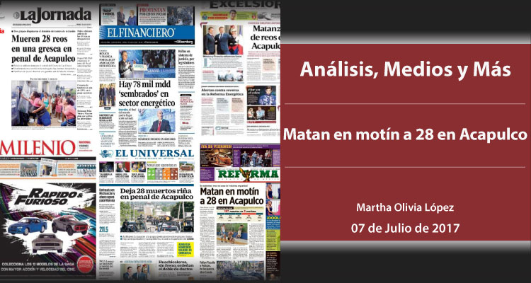 Matan en motín a 28 en Acapulco