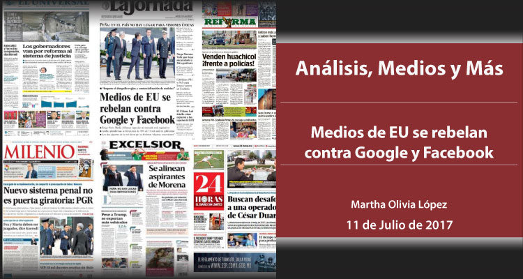 Medios de EU se rebelan contra Google y Facebook