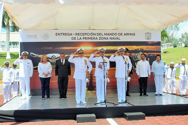 Llega nuevo mando a Primera Zona Naval