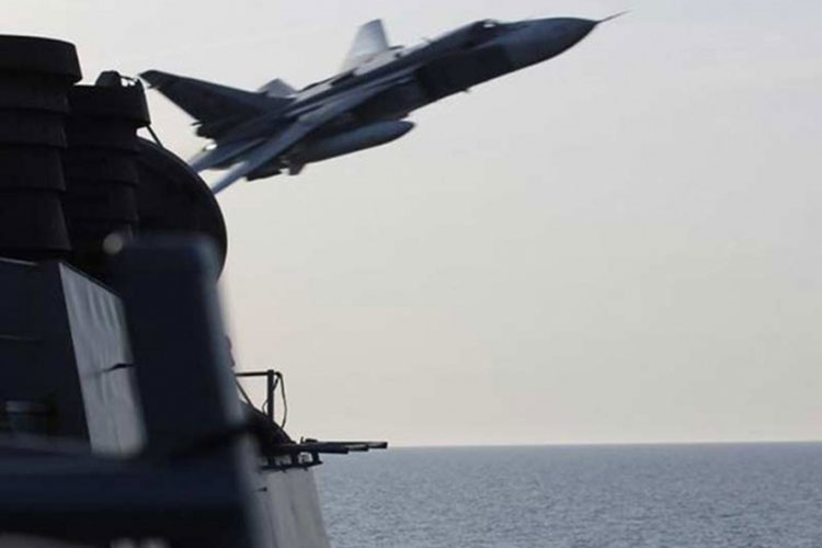 China intercepta caza estadounidense en península coreana