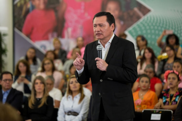 Osorio insta a frente común contra violencia hacia mujeres