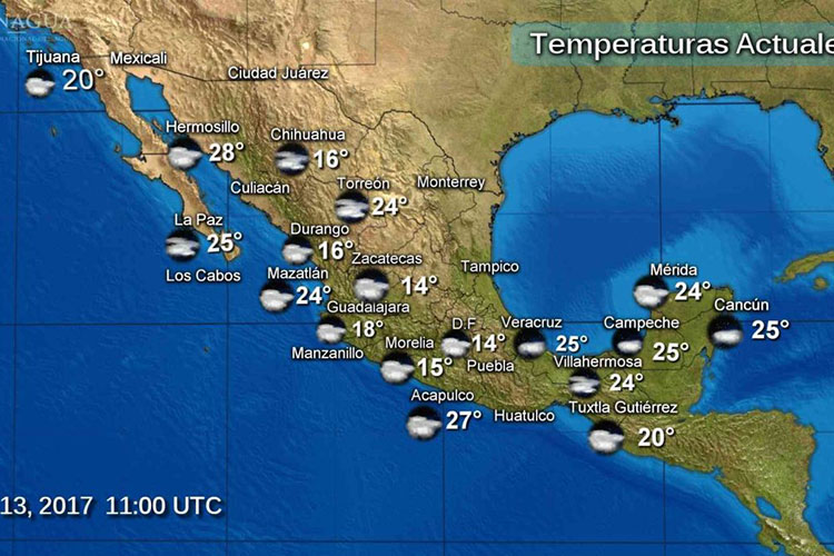 Prevalece el pronóstico de lluvia en el país