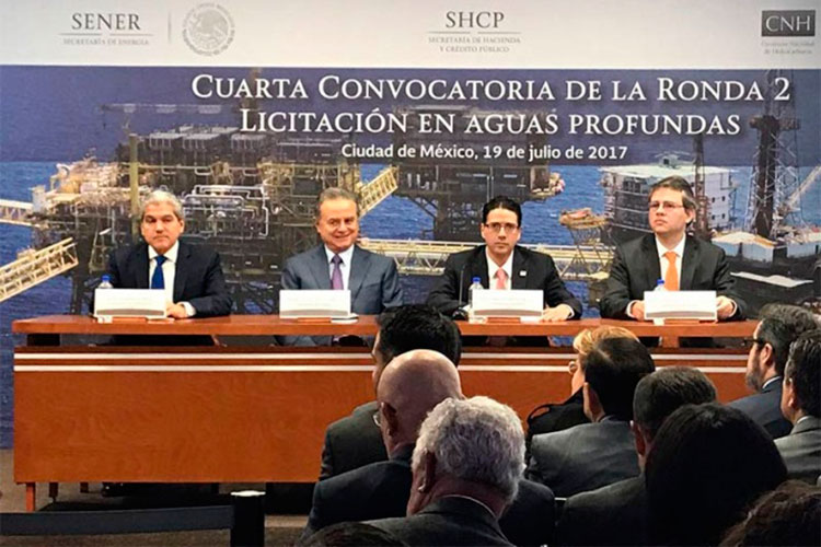 Próxima ronda petrolera, el 31 de enero de 2018: CNH