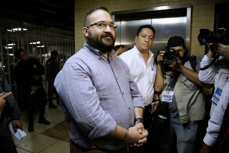 Inicia la audiencia de Javier Duarte en Guatemala