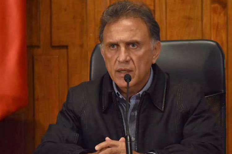 Exige gobernador de Veracruz se actúe con severidad contra Duarte