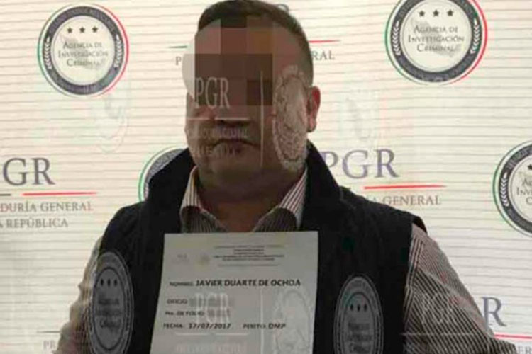 Gobernación pide confiar en proceso contra Javier Duarte
