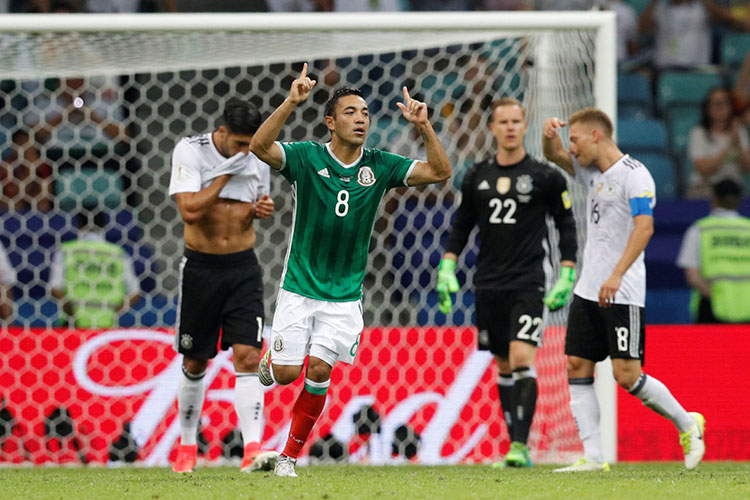Marco Fabián es seleccionado con la mejor anotación de la Confederaciones