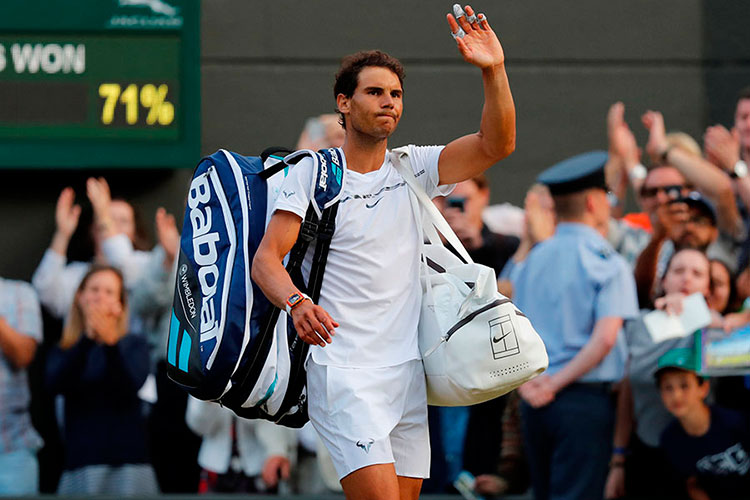 Nadal queda fuera de Wimbledon