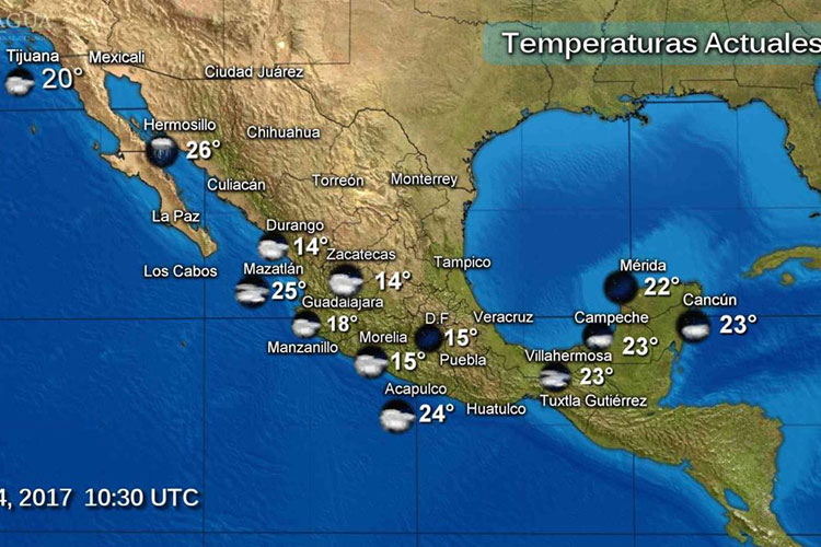 Prevalecen las lluvias en gran parte del país
