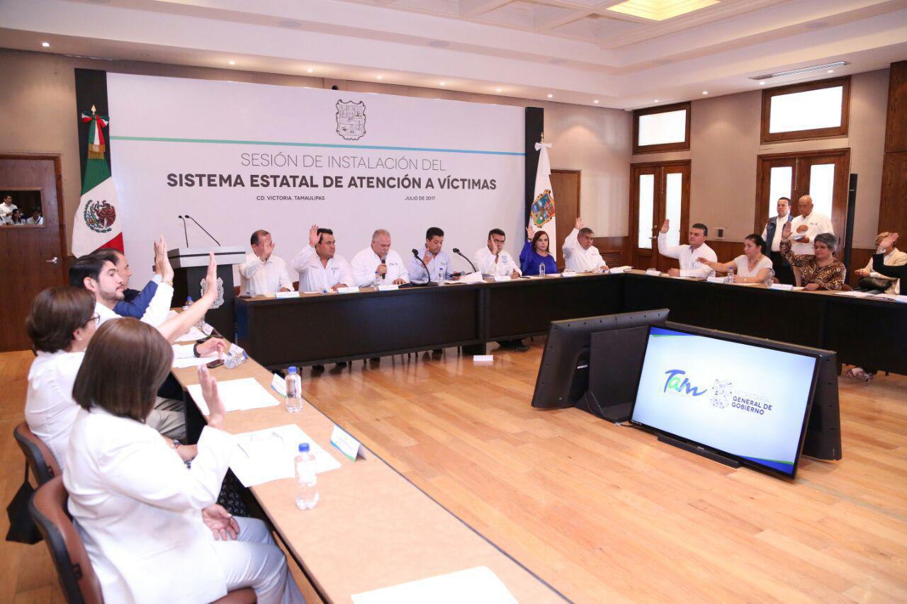 Instalan Sistema de Atención a Víctimas en Tamaulipas