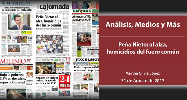 Peña Nieto: al alza, homicidios del fuero común